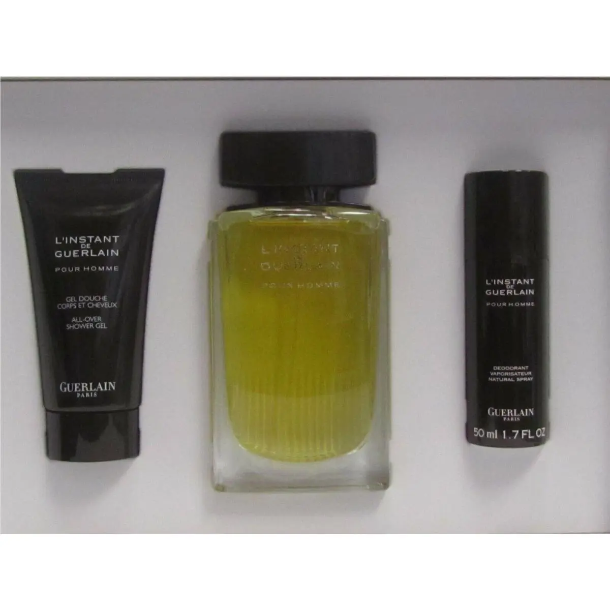 L`instant de Guerlain Set 4.2 oz Edt Spray + Shower Gel + 1.7 Deodorant Spray