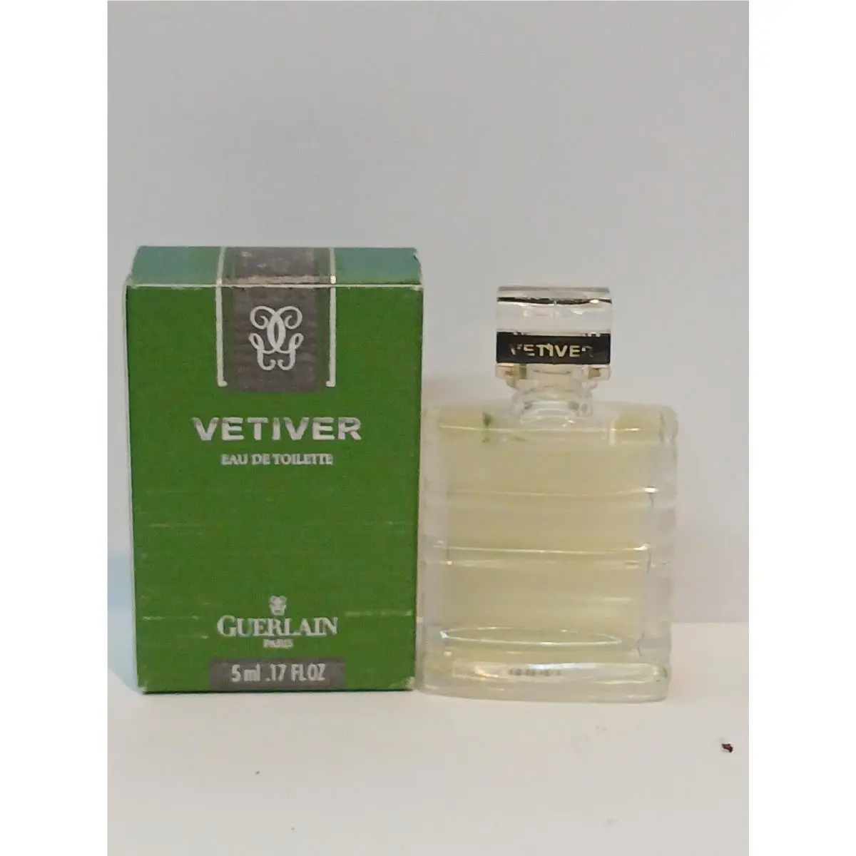 Vetiver by Guerlain 0.17FL oz / 5ML Edt Splash Miniature Vintage