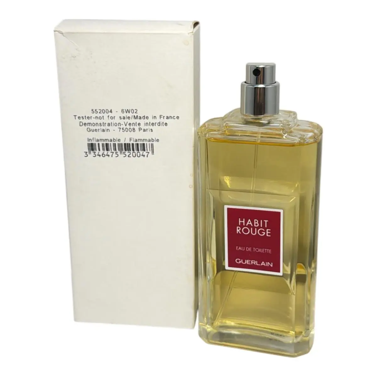 Habit Rouge By Guerlain Eau De Toilette Spray 100ml/3.3fl.oz