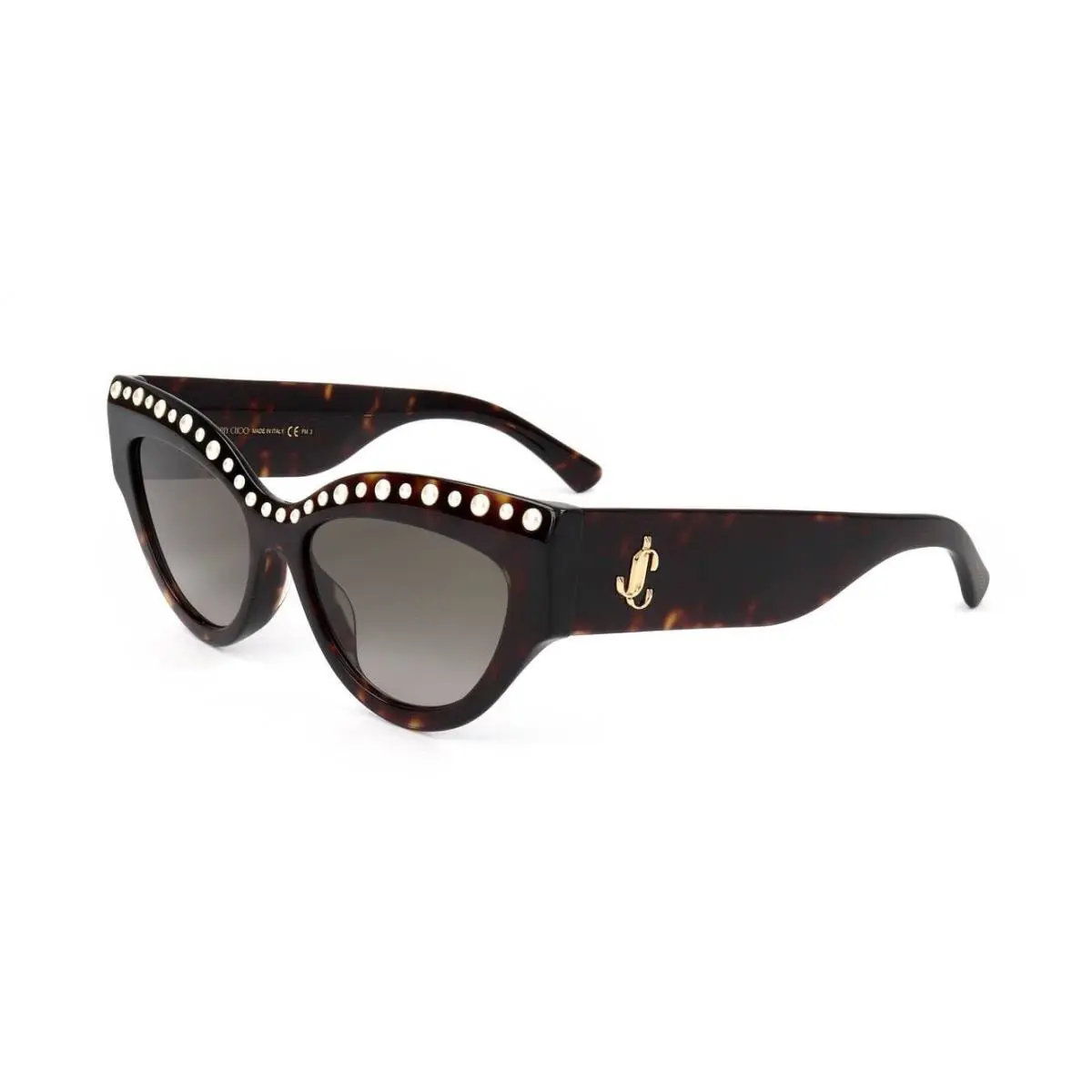 Jimmy Choo Cat Eye Sunglasses Sonja/g/s 086HA Havana 55mm