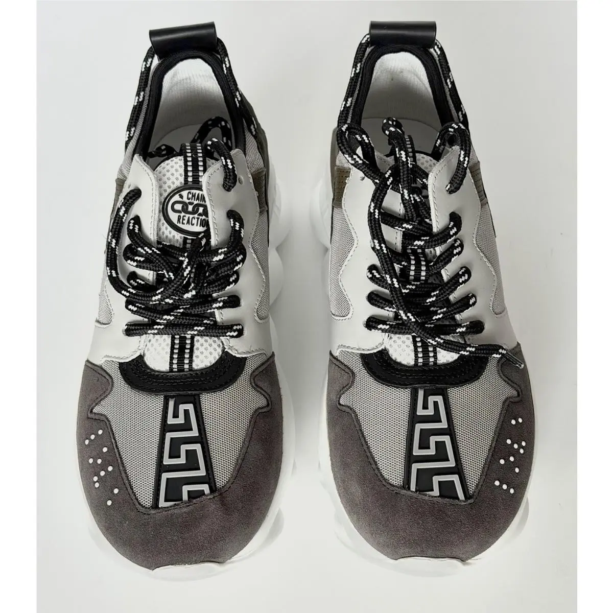 Versace shoes - Versace Chain Reaction - Chain Reaction - 1021575 - Gray/Green (UPC: 8054034486745) 10