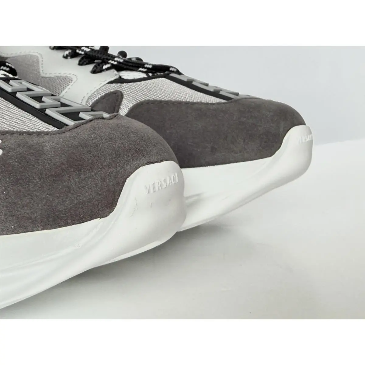 Versace shoes - Versace Chain Reaction - Chain Reaction - 1021575 - Gray/Green (UPC: 8054034486745) 12