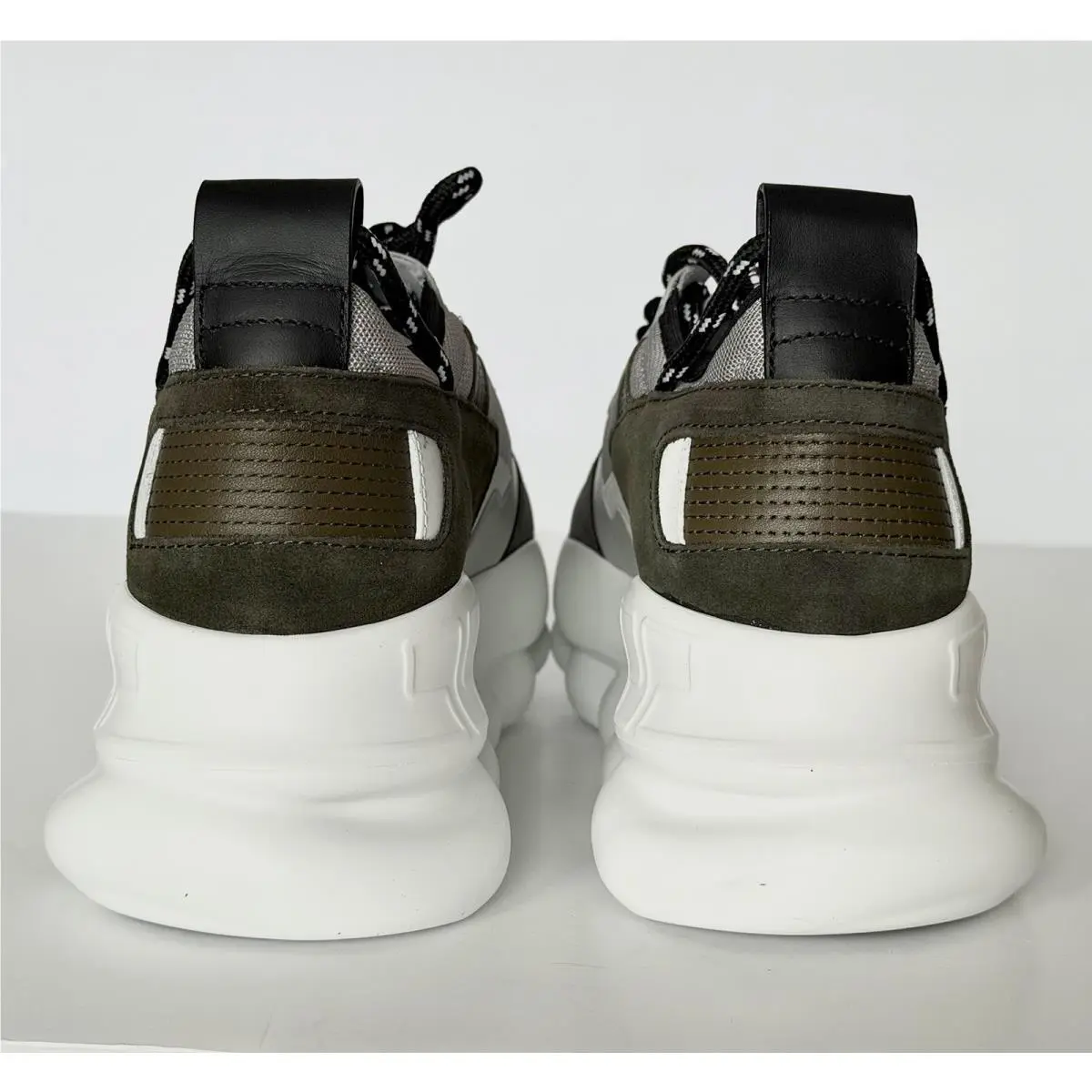 Versace shoes - Versace Chain Reaction - Chain Reaction - 1021575 - Gray/Green (UPC: 8054034486745) 14