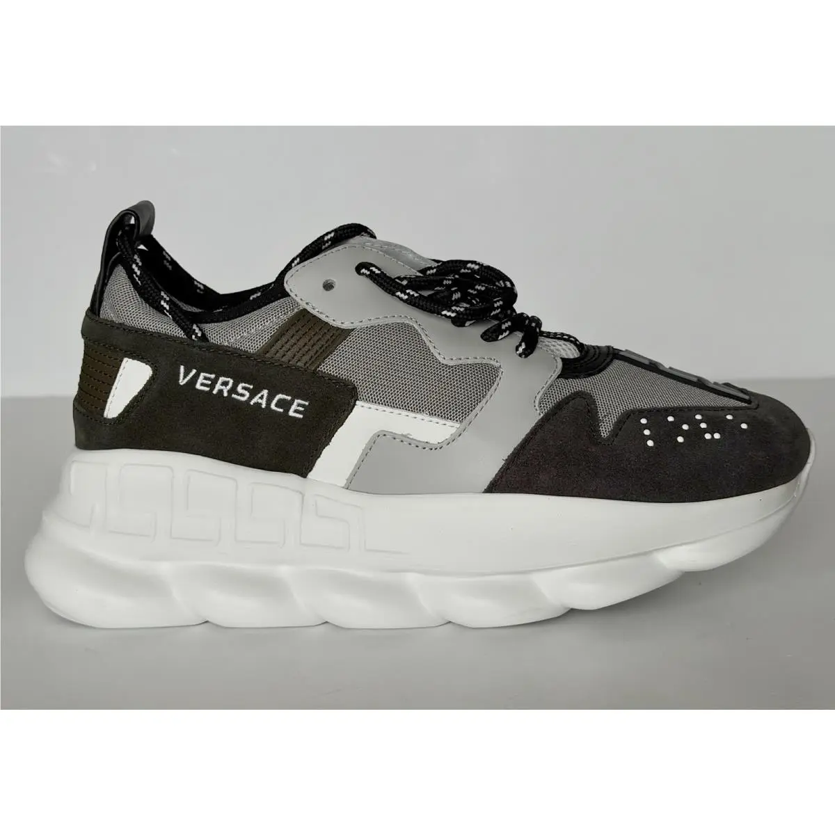 Versace shoes - Versace Chain Reaction - Chain Reaction - 1021575 - Gray/Green (UPC: 8054034486745) 0