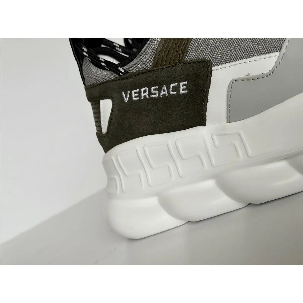 Versace shoes - Versace Chain Reaction - Chain Reaction - 1021575 - Gray/Green (UPC: 8054034486745) 13