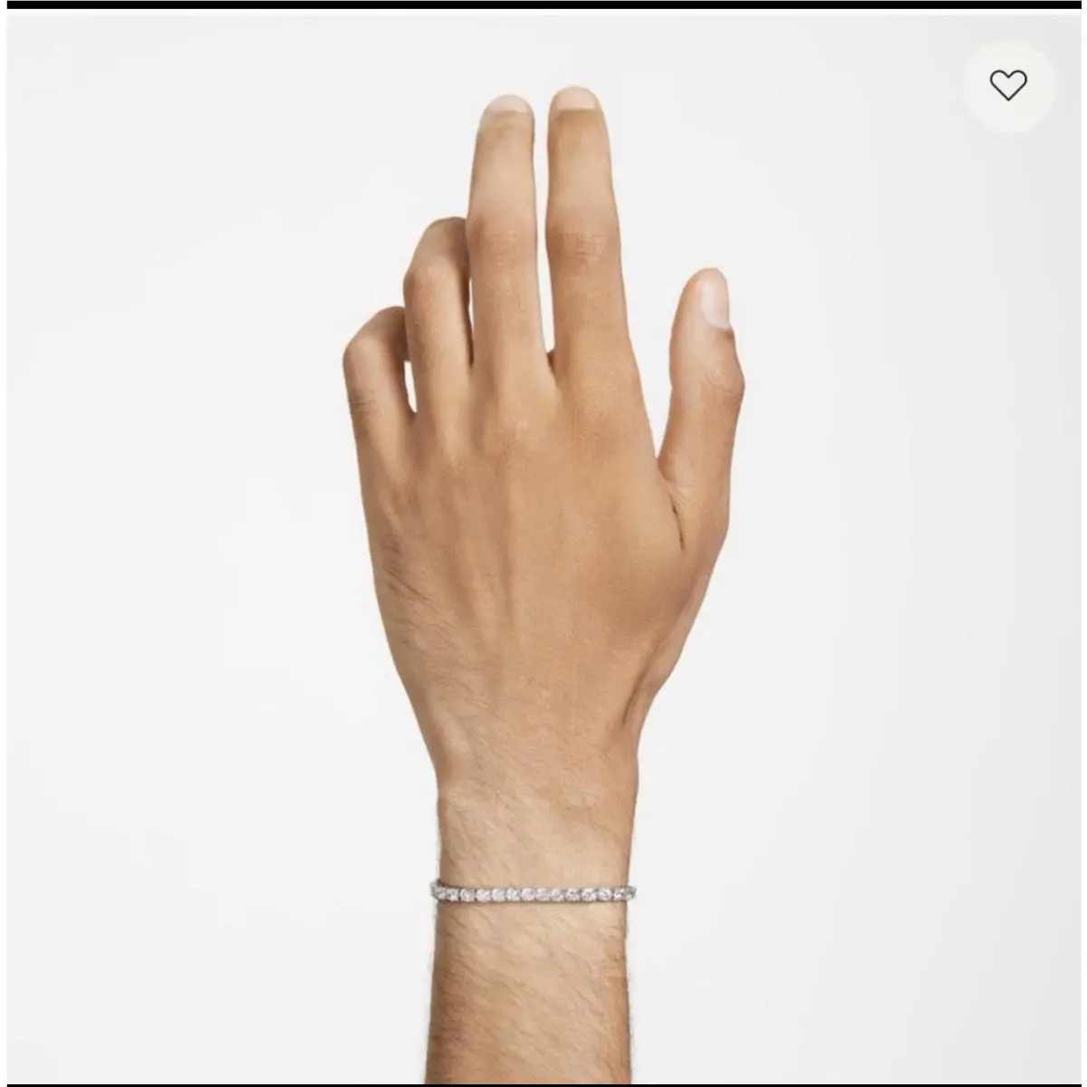Swarovski Crystal by Touchstone 7.5” Matrix Ice Bracelet White Ice
