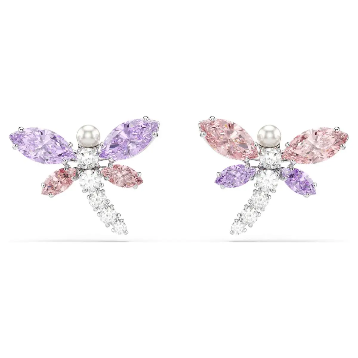 Swarovski Ariana Grande x Swarovski Stud Earrings Mixed Cuts Dragonfly 5737371