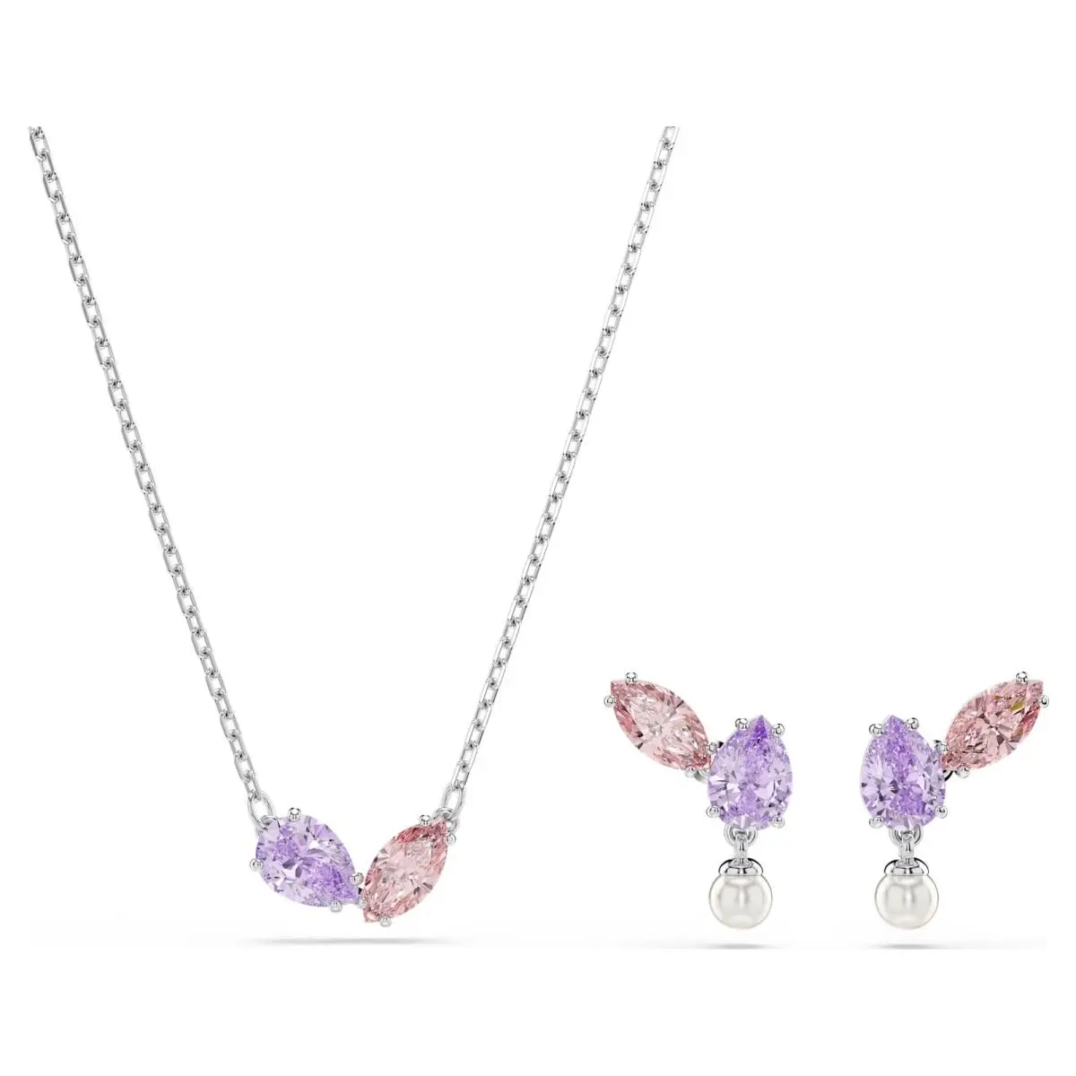 Ariana Grande x  Necklace Earnings Set Multicolored 5746577 by Swarovski