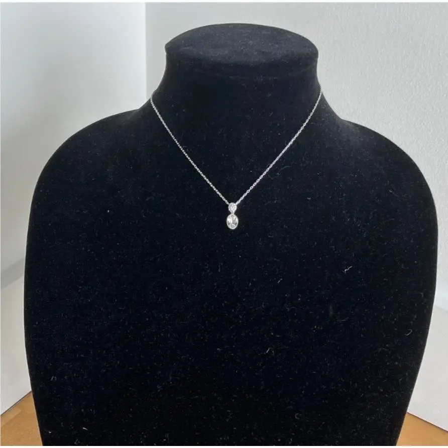 Swarovski Vanita Necklace Oval Pendant Silver Cry/rhs