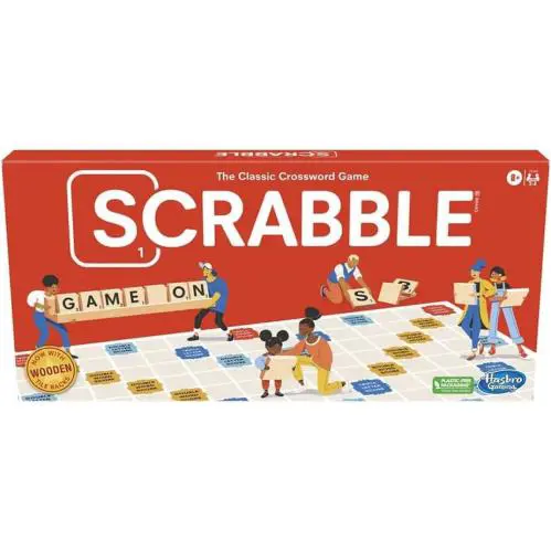 Hasbro Scrabble Board Game Classic Crossword Word Game Family Fun Ages 8+ 2-4