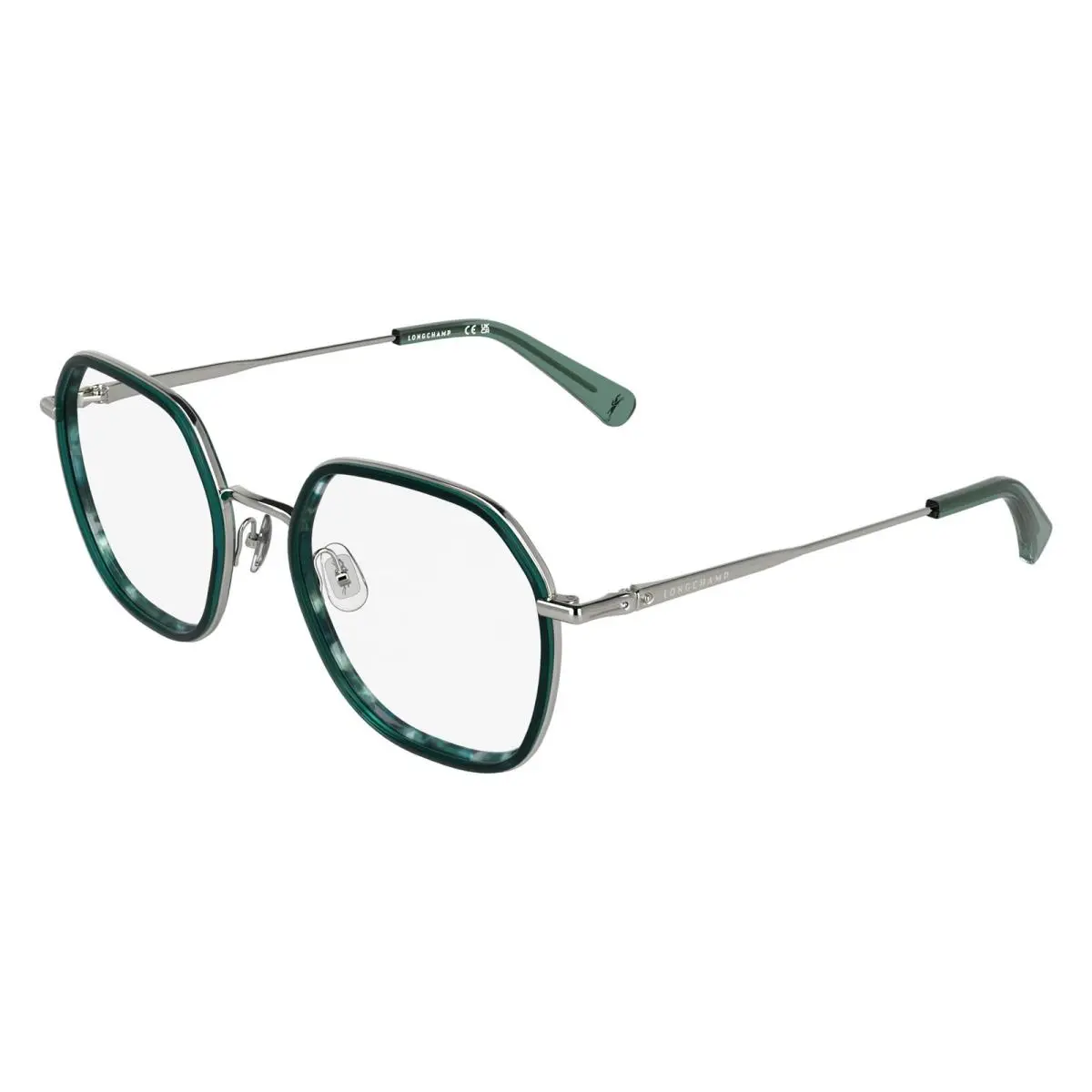 Longchamp LO 2183 Marble Petrol 428 Size 53 Eyeglasses