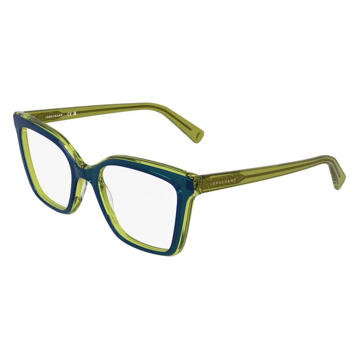 LO 2795 Transparent Azure/green 413 Size 53 Eyeglasses by Longchamp
