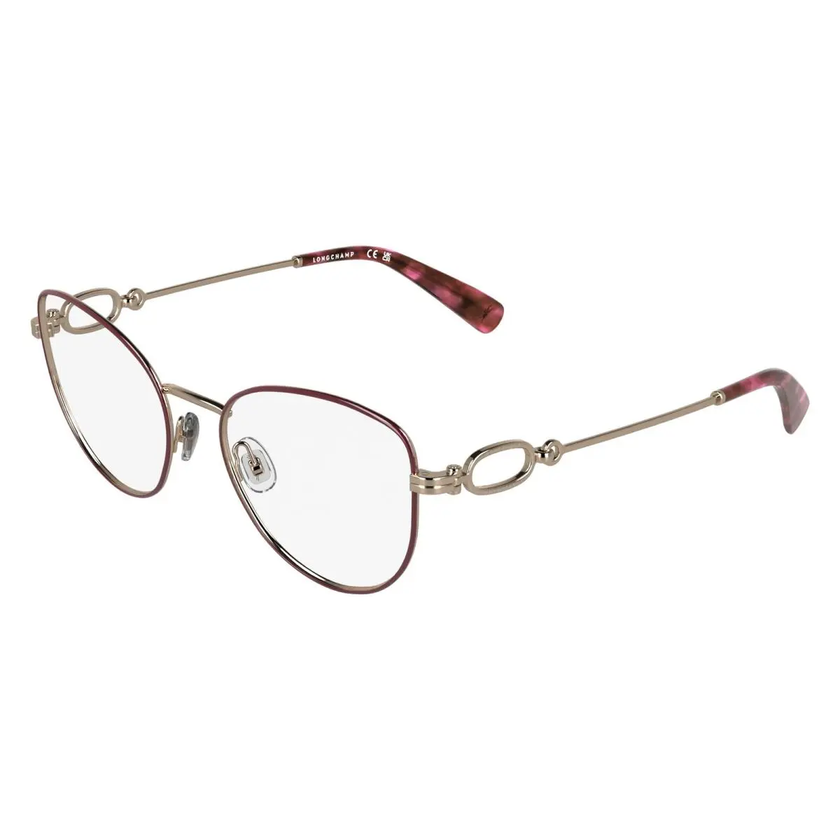 Longchamp LO 2180 Rose Gold 770 Size 52 Eyeglasses