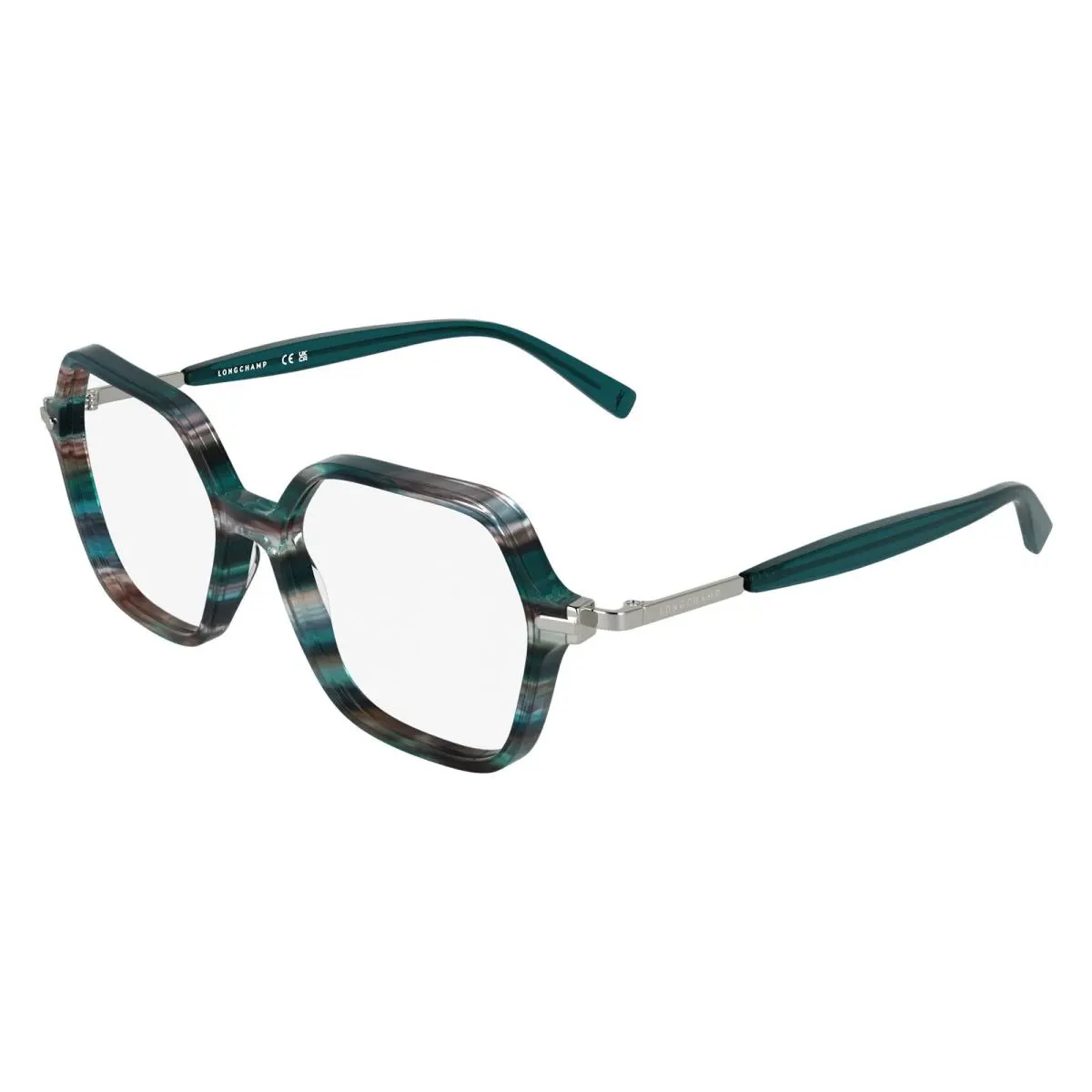 Longchamp LO 2782 Striped Petrol 427 Size 53 Eyeglasses