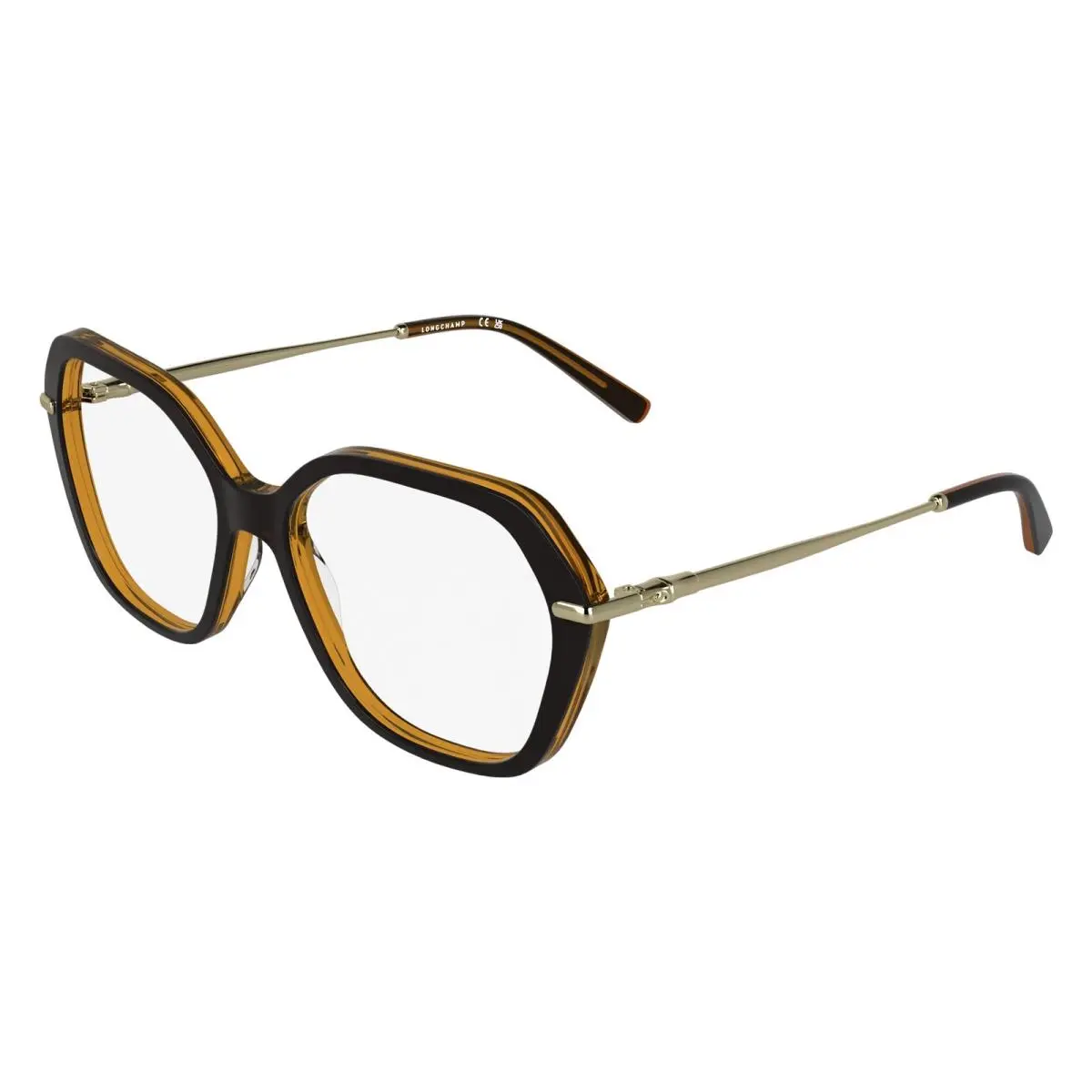 Longchamp LO 2800 Black/transparent Brown 014 Size 56 Eyeglasses