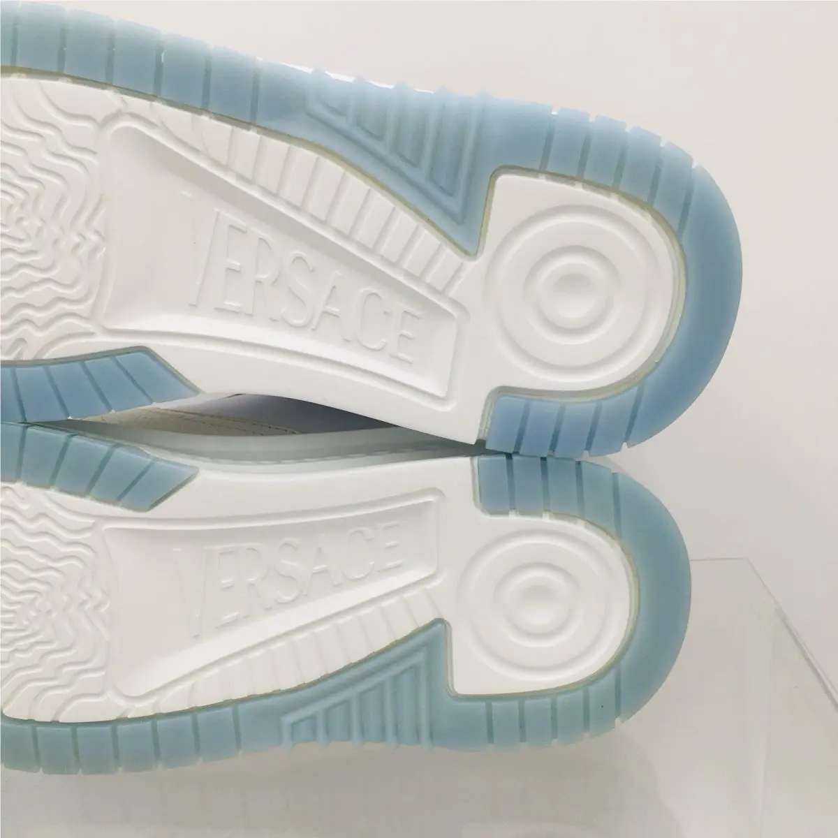 Versace shoes - Versace Odissea - Odissea - 1015437_1A10925- 5UA8P - Blue Hydrangea/ White/ Palladium 10