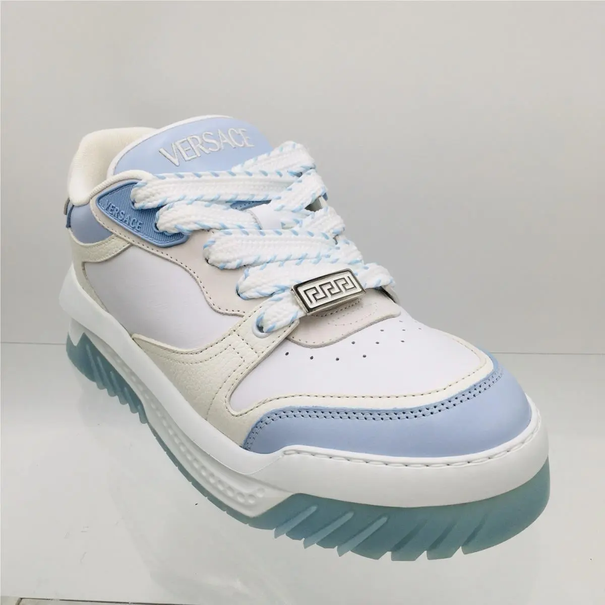 Versace shoes - Versace Odissea - Odissea - 1015437_1A10925- 5UA8P - Blue Hydrangea/ White/ Palladium 12