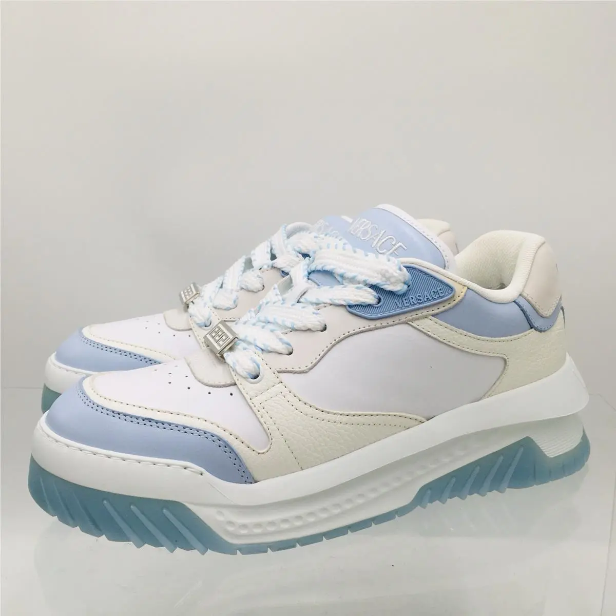 Versace shoes - Versace Odissea - Odissea - 1015437_1A10925- 5UA8P - Blue Hydrangea/ White/ Palladium 0