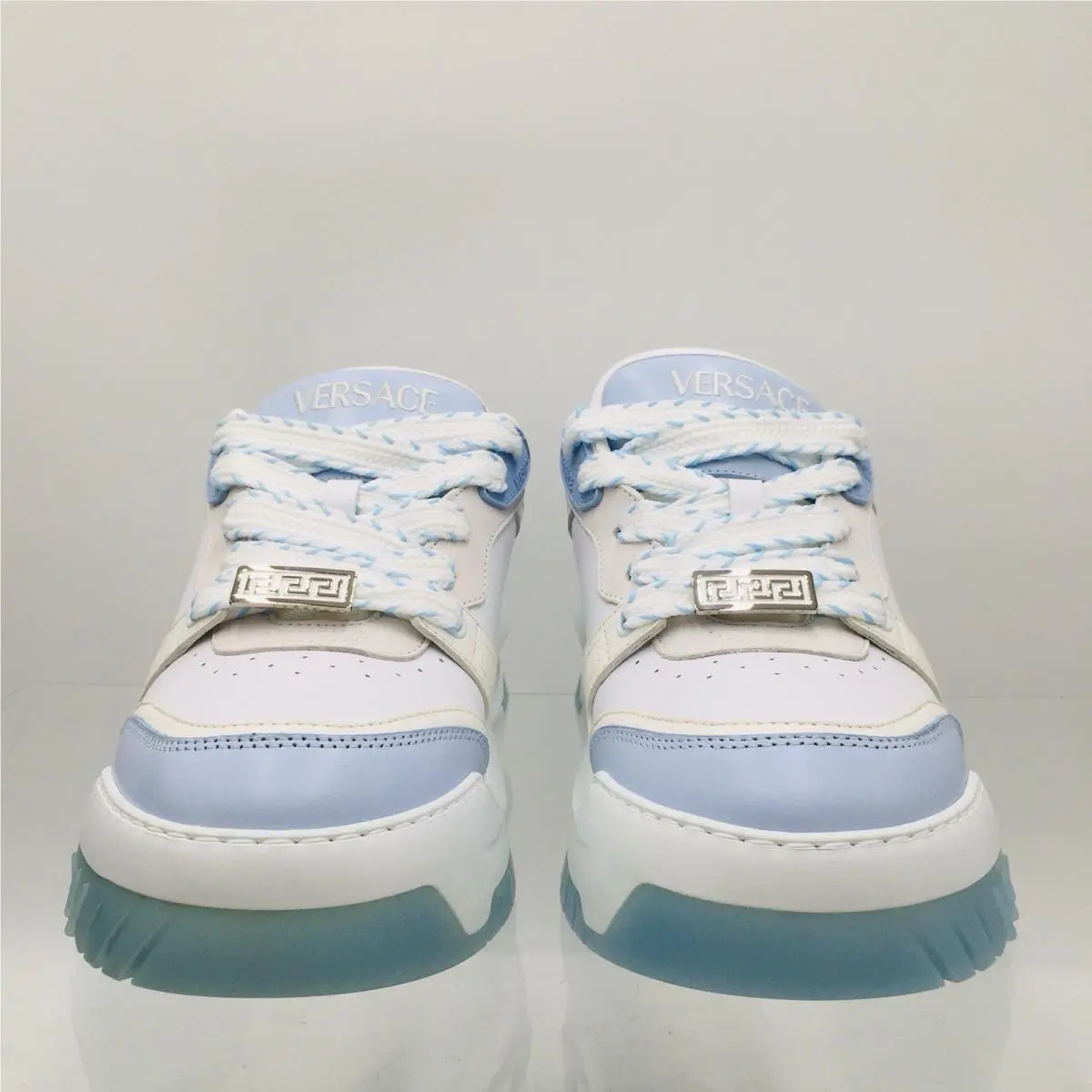 Versace shoes - Versace Odissea - Odissea - 1015437_1A10925- 5UA8P - Blue Hydrangea/ White/ Palladium 1
