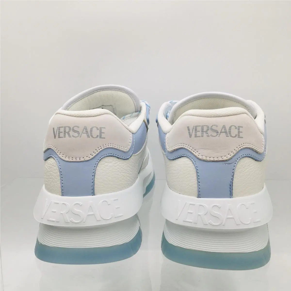 Versace shoes - Versace Odissea - Odissea - 1015437_1A10925- 5UA8P - Blue Hydrangea/ White/ Palladium 2