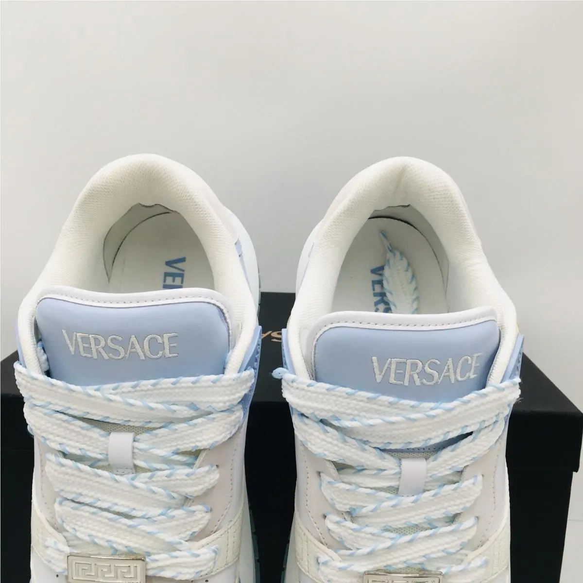 Versace shoes - Versace Odissea - Odissea - 1015437_1A10925- 5UA8P - Blue Hydrangea/ White/ Palladium 6