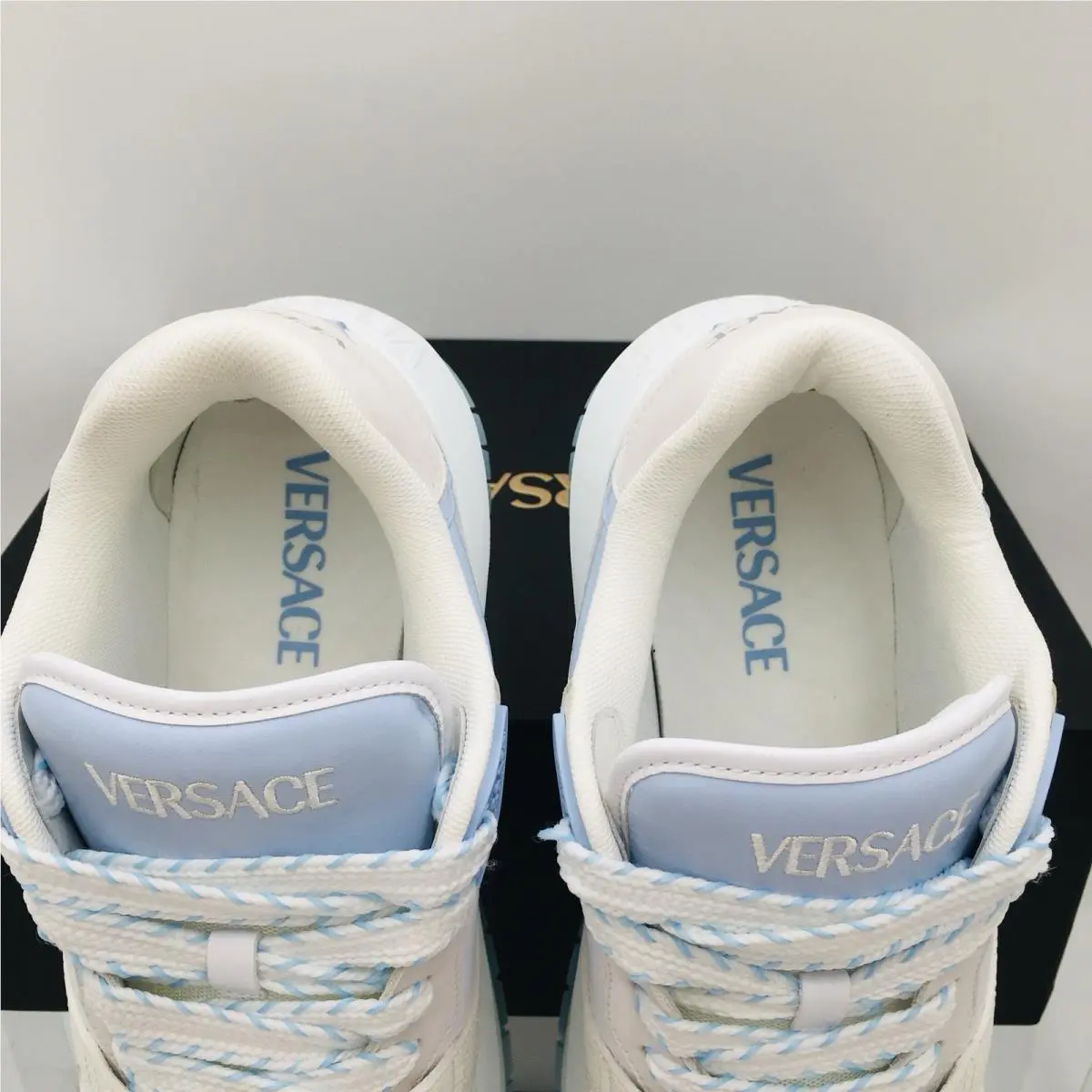 Versace shoes - Versace Odissea - Odissea - 1015437_1A10925- 5UA8P - Blue Hydrangea/ White/ Palladium 7