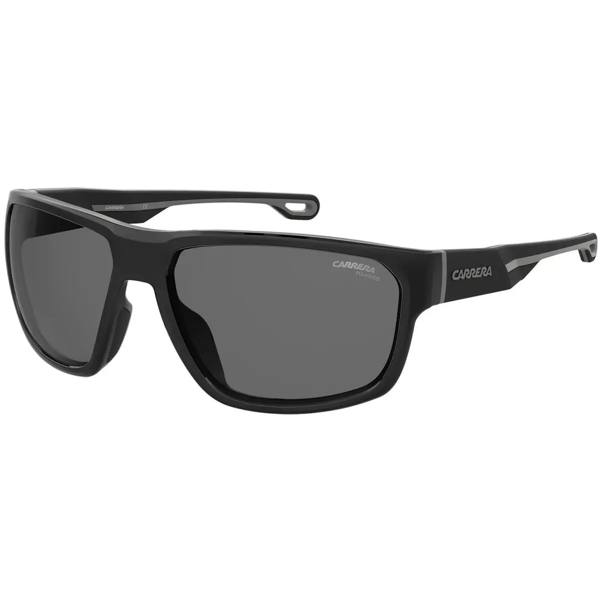 Carrera Polarized Men`s Black Sport Wrap Sunglasses - CA4018S-0807-M9
