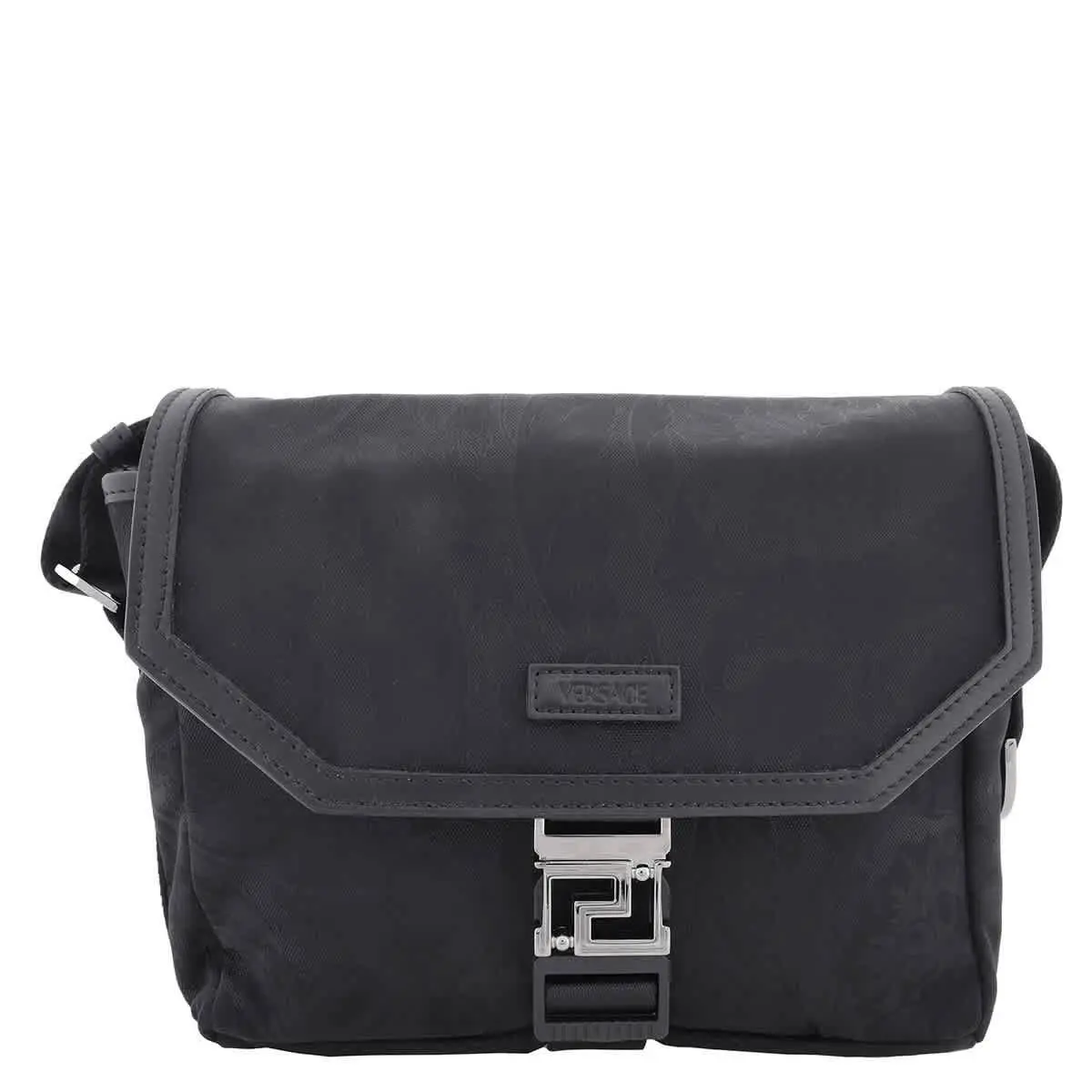 Versace Neo Nylon Jacquard Messenger Bag 10119881A08705-1B00E-BLACK