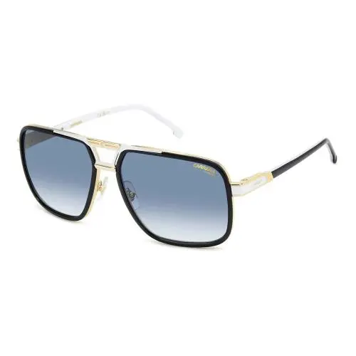 Carrera Sunglasses Carrera 1071/S 80S Black White/gradient Blue Lens