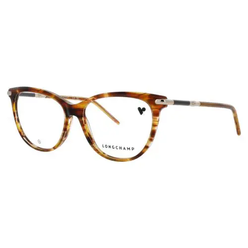 LO2727-238-55 Eyeglasses Eye Glasses 238 Brown 55mm by Longchamp