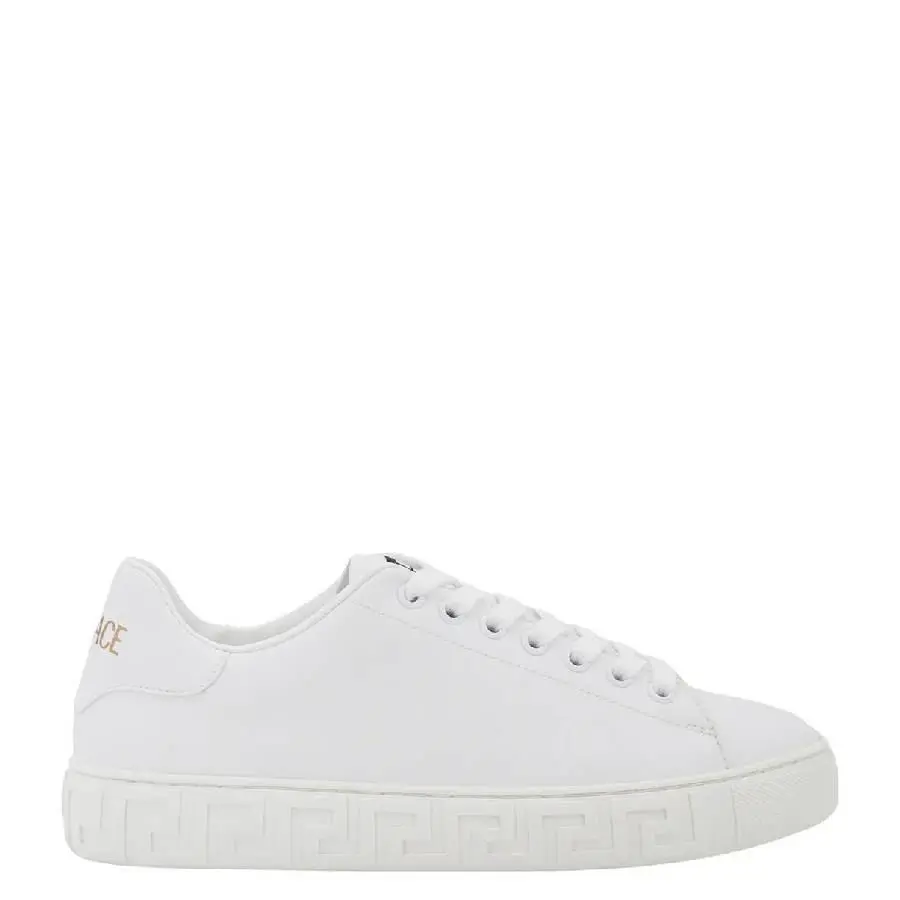 Versace Greca Nylon Low-top Sneakers Brand Size 35 US Size 5 - White