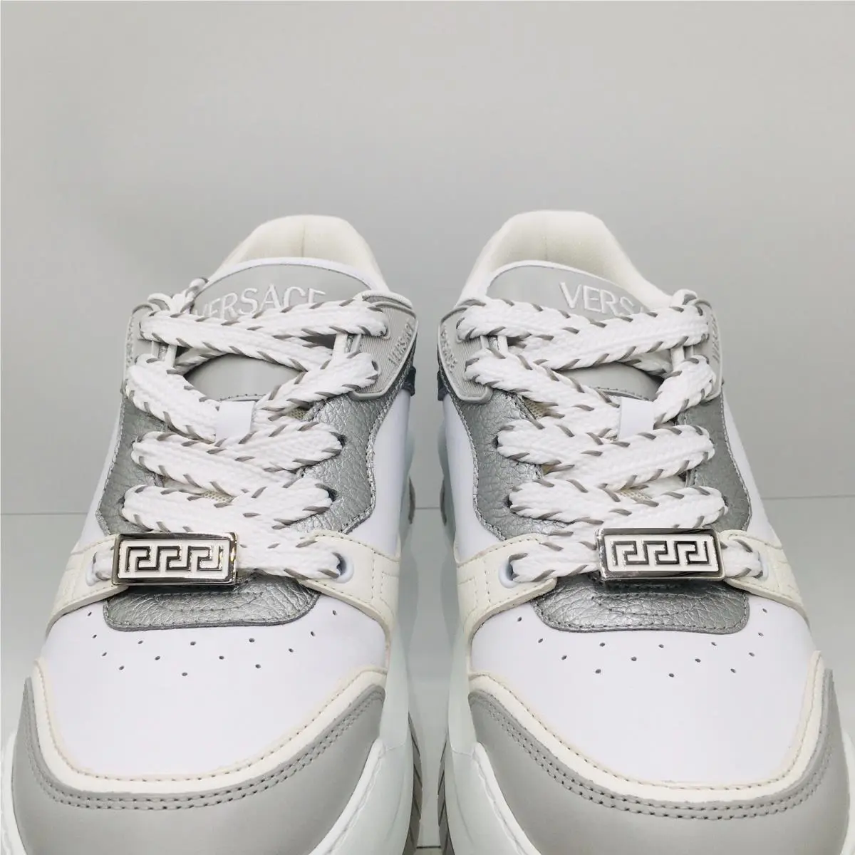 Versace shoes - Versace Odissea - Odissea - 1015437 _1A10925_2E10P - Grey / White 8