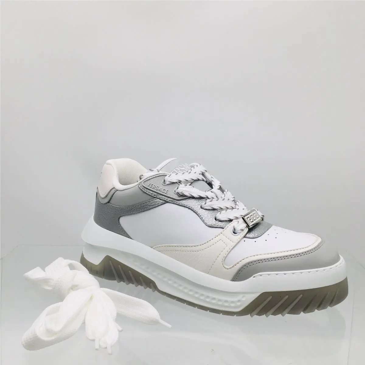 Versace shoes - Versace Odissea - Odissea - 1015437 _1A10925_2E10P - Grey / White 14