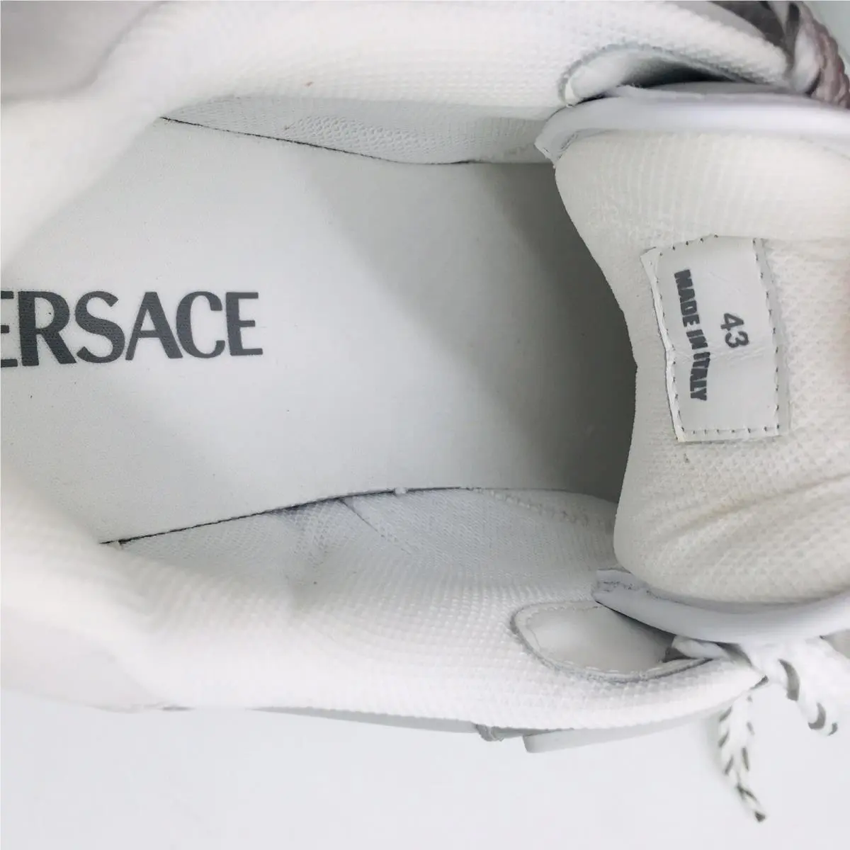 Versace shoes - Versace Odissea - Odissea - 1015437 _1A10925_2E10P - Grey / White 17