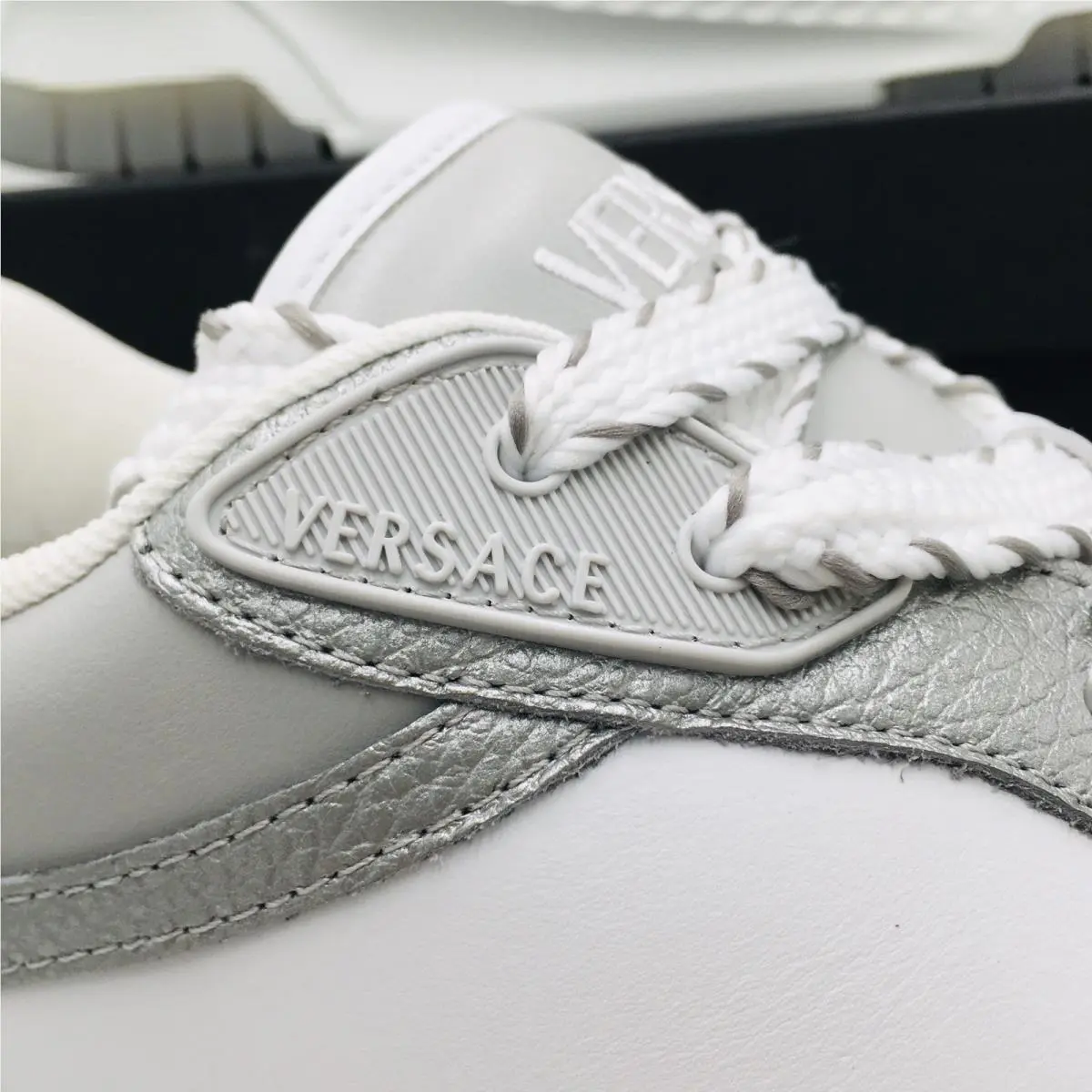 Versace shoes - Versace Odissea - Odissea - 1015437 _1A10925_2E10P - Grey / White 2