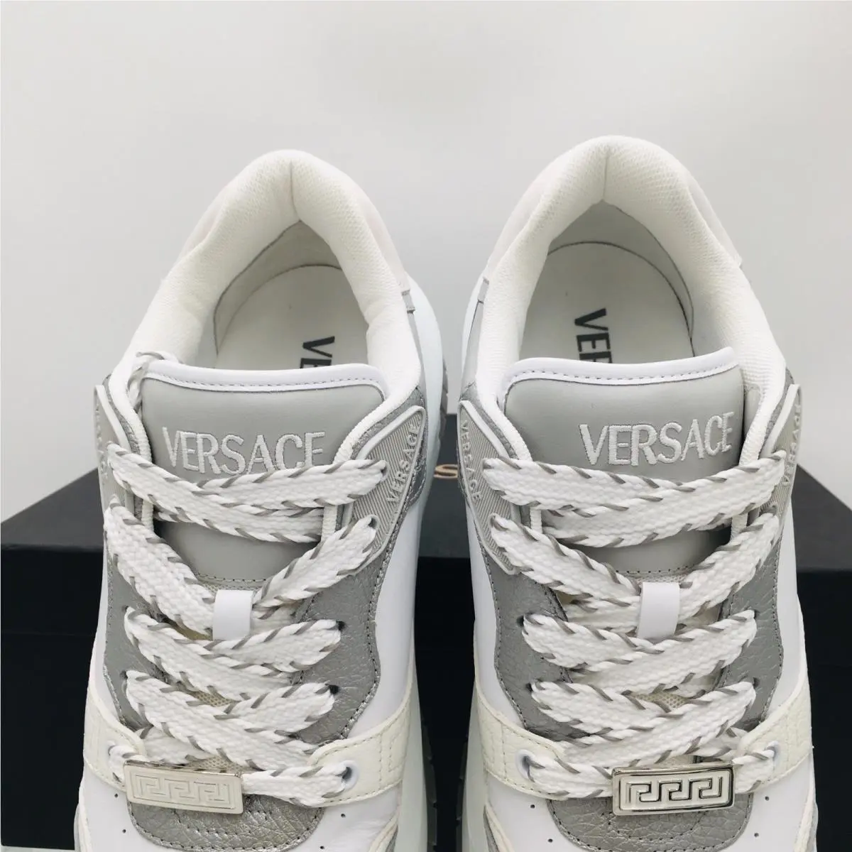 Versace shoes - Versace Odissea - Odissea - 1015437 _1A10925_2E10P - Grey / White 4