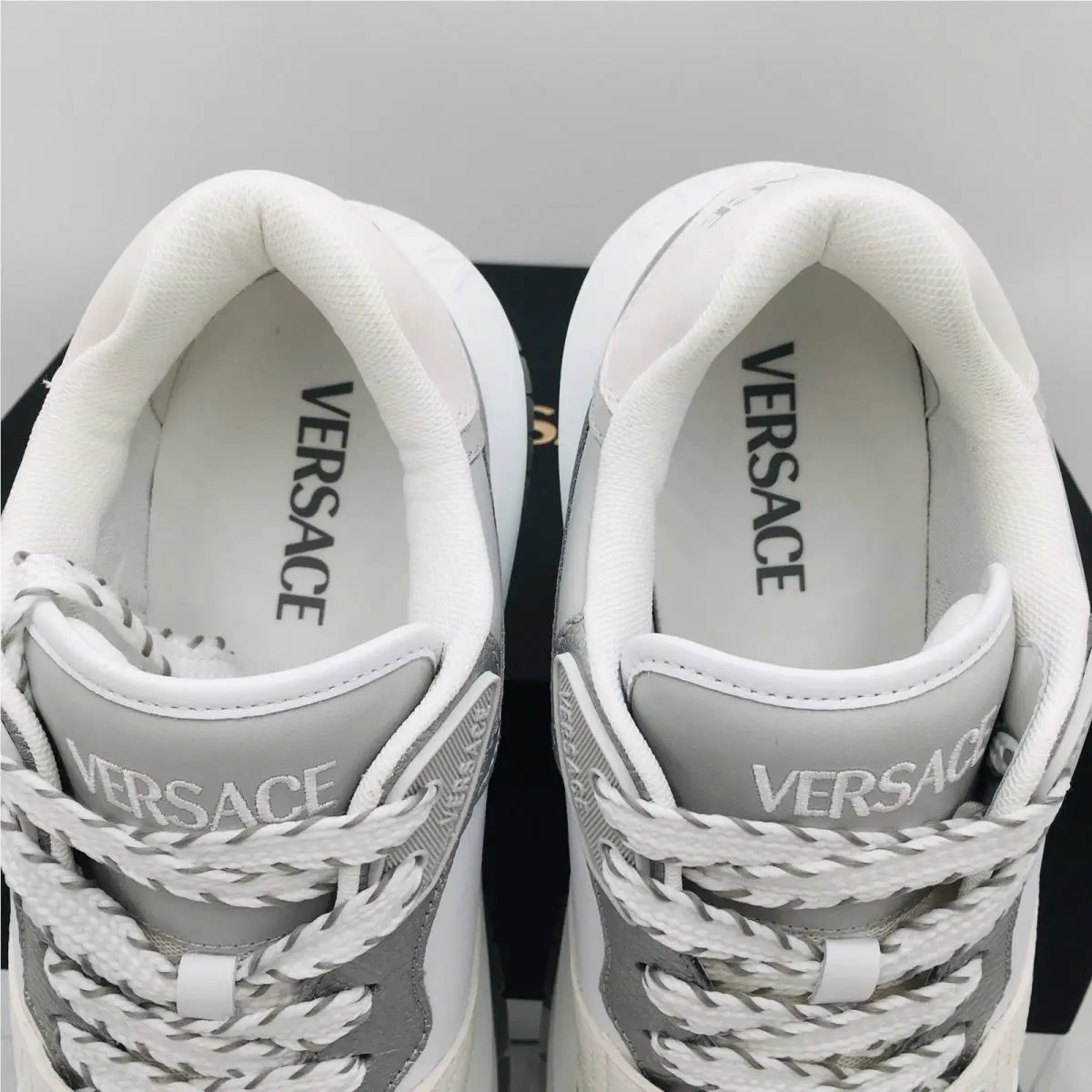 Versace shoes - Versace Odissea - Odissea - 1015437 _1A10925_2E10P - Grey / White 5