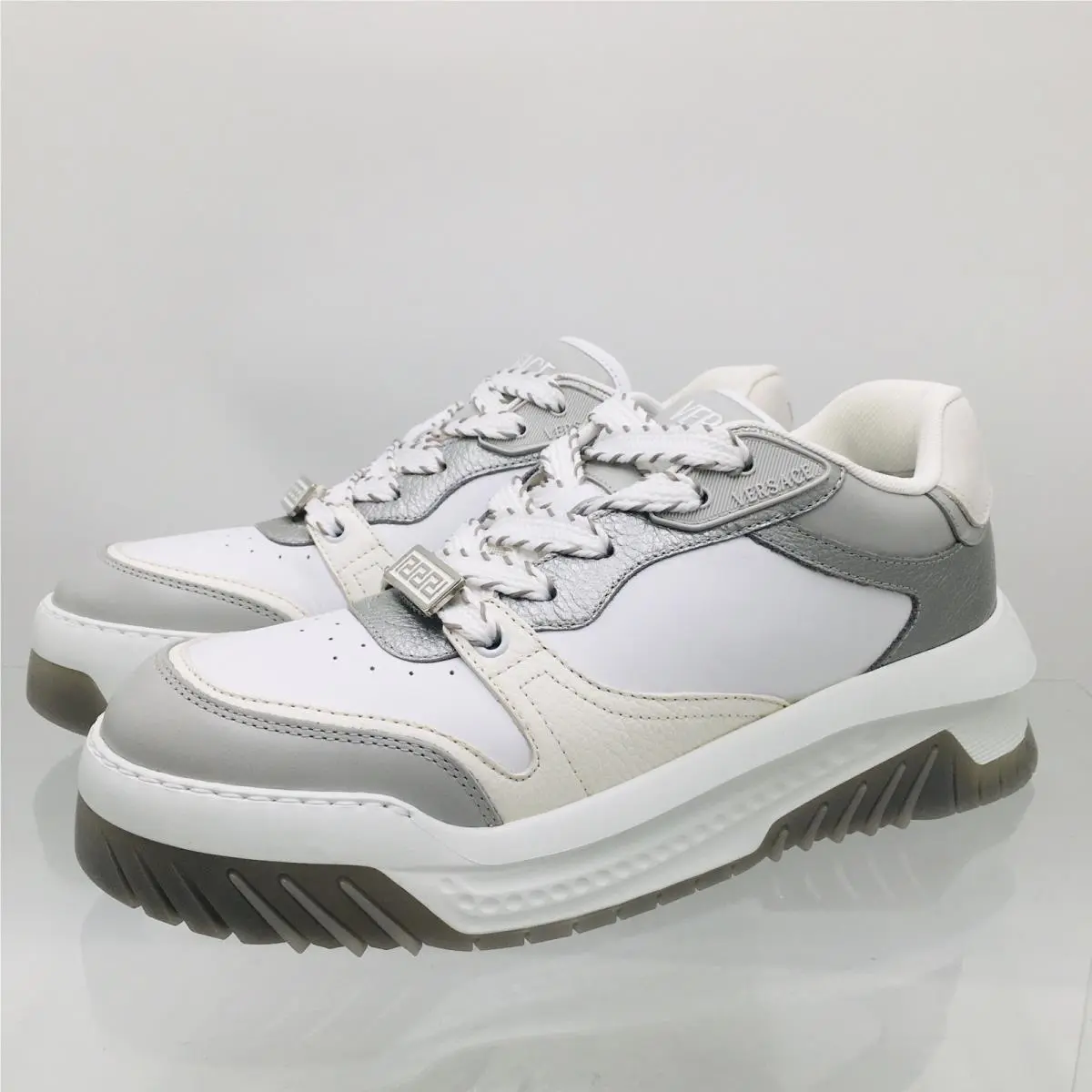 Versace shoes - Versace Odissea - Odissea - 1015437 _1A10925_2E10P - Grey / White 6