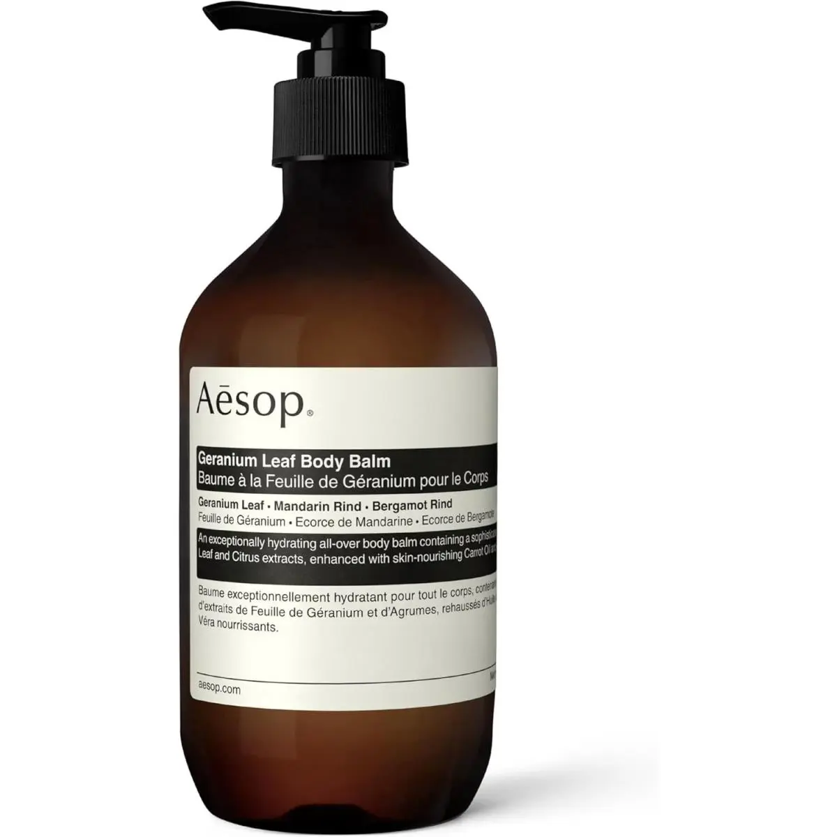 Aesop Geranium Leaf Body Balm Hydrating Botanical Skin Care 500ml/19.9oz