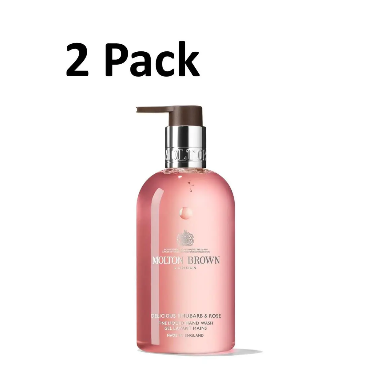 Molton Brown Delicious Rhubarb Rose Fine Liquid Hand Wash 10 Fl. oz