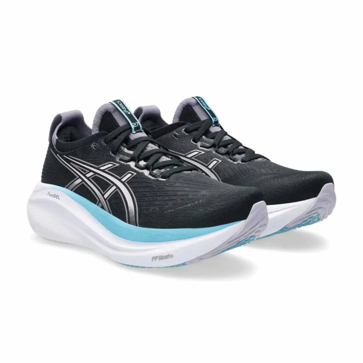 Asics Gel-nimbus 27 1012B753-004 Sneakers Womens Black Dusk Violet Running Shoes