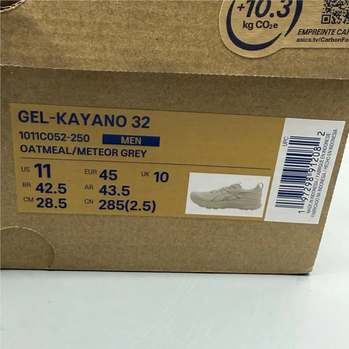 Asics shoes - ASICS Gel Kayano 32 - Gel Kayano - 1011C052 - Oatmeal (UPC: 0197298912082) 12
