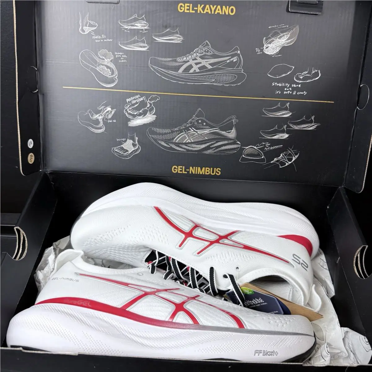 Asics shoes - ASICS GEL-Nimbus 25 - 1011B750-100 - White 11