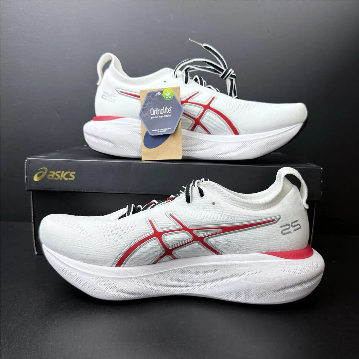 Asics shoes - ASICS GEL-Nimbus 25 - 1011B750-100 - White 3