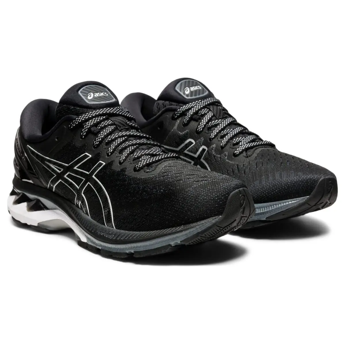 Asics Gel-kayano 27 Womens Running Shoes Size 9.5 Black/pure Silver