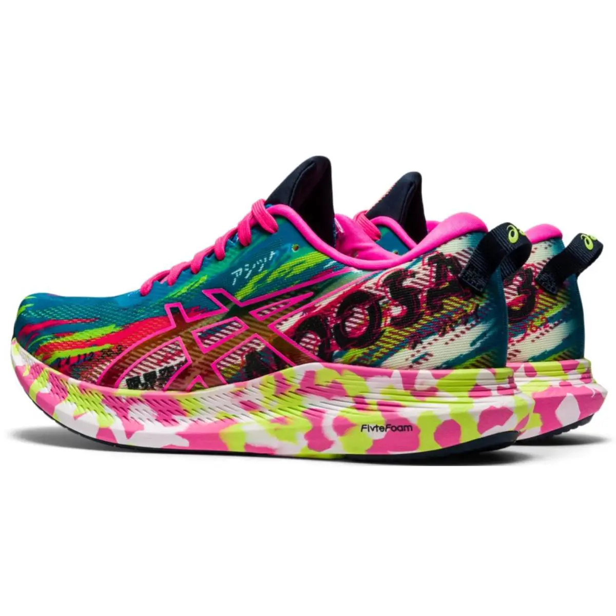 Asics shoes - ASICS Noosa Tri 13 - Noosa Tri - 1012A898400 - Digital Aqua/HOT Pink, Manufacturer: Hot Pink/Safety Yellow 2