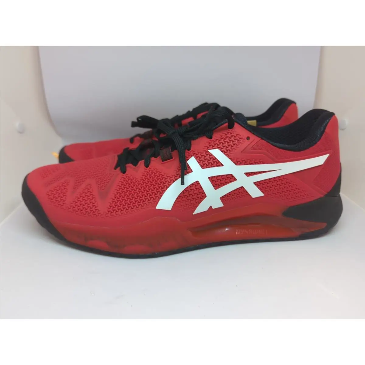 Asics shoes - ASICS Gel-Resolution 8 - 1041A079 - Electric Red/White (UPC: 194851864536) 3