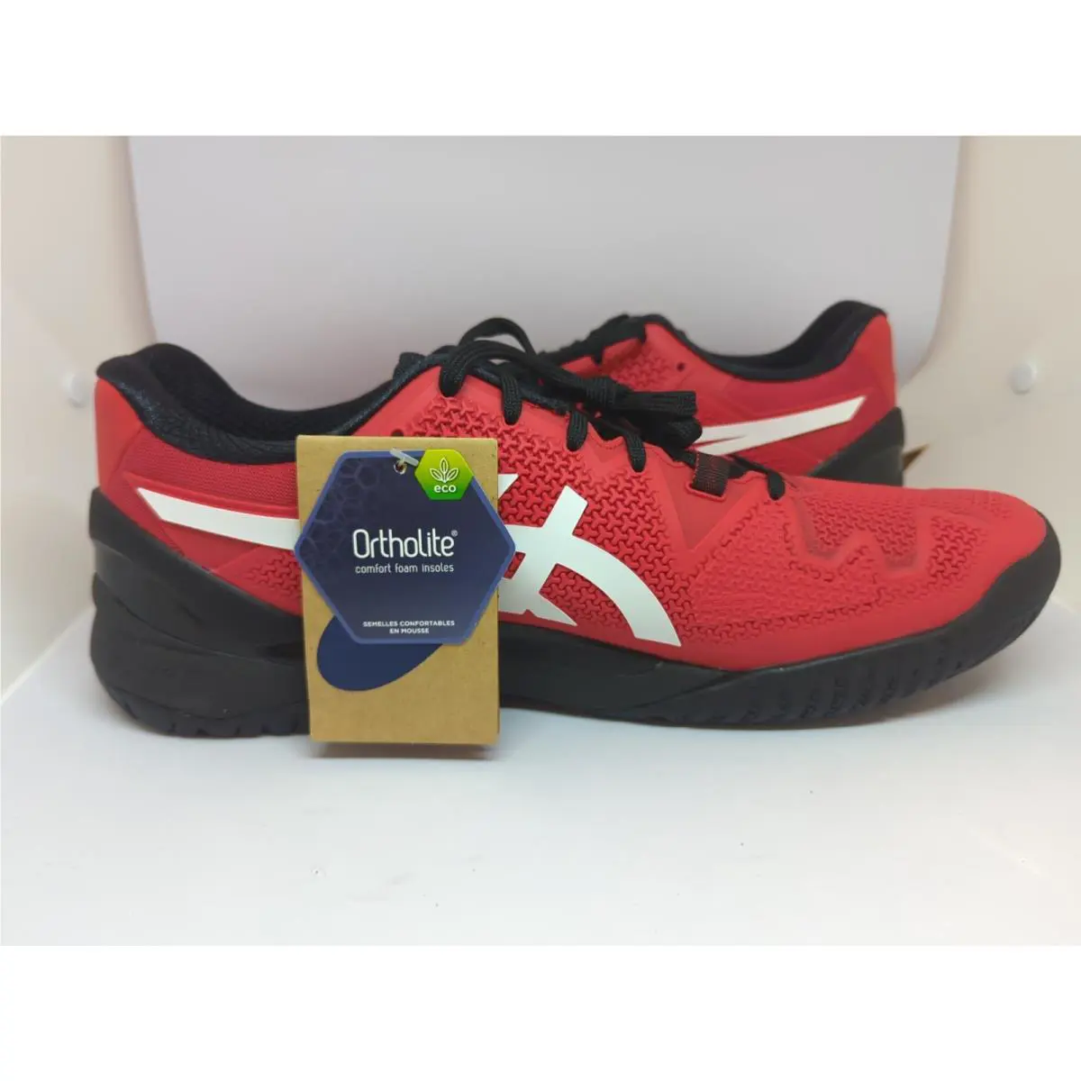 Asics shoes - ASICS Gel-Resolution 8 - 1041A079 - Electric Red/White (UPC: 194851864536) 4