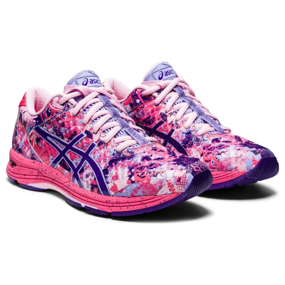 Asics Noosa Tri 11 Women`s Running Shoes Athletic 8.5 Pink Cameo/gentry Purple - Multicolor