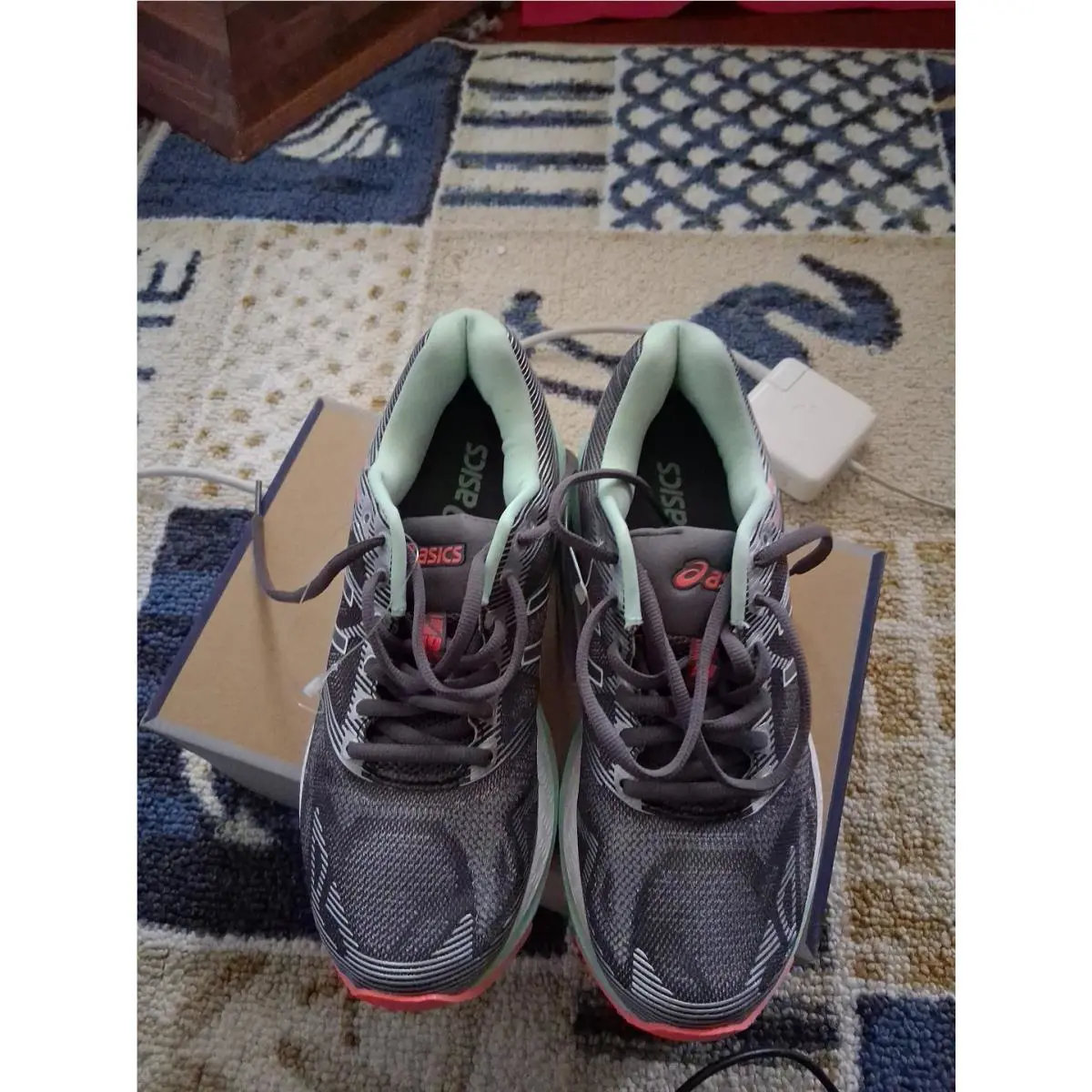 Size 7 - Asics Gel Nimbus 19 Carbon Coral Women`s